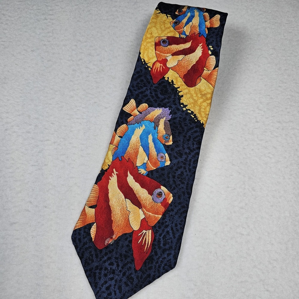 Endangered Species Dalai Lama Damsels Tropical Colorful Fish Blue Yellow Red USA
